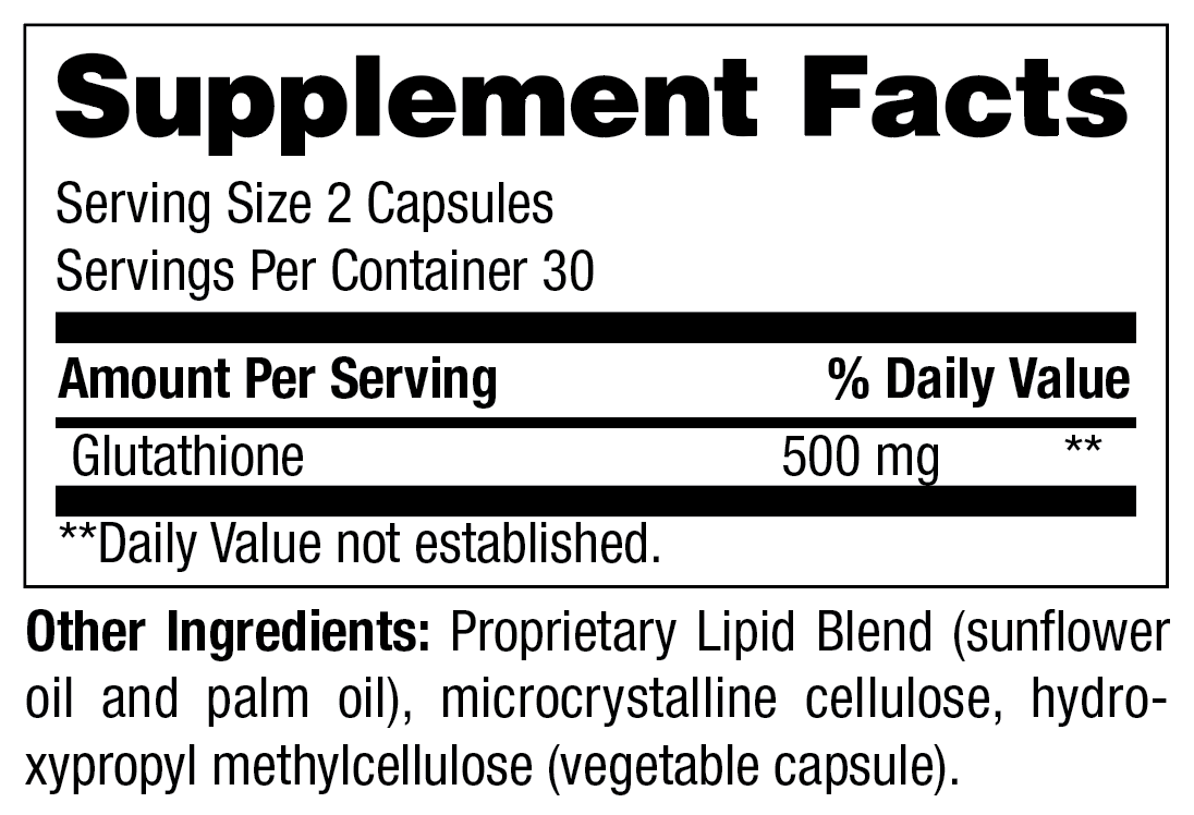 Liposomal Glutathione Capsules